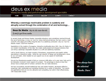 Tablet Screenshot of deus-ex-media.com